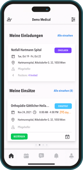 Mitarbeiter App