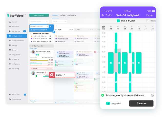 Check availability for fixed shifts