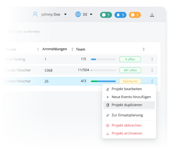 Arbeitspläne