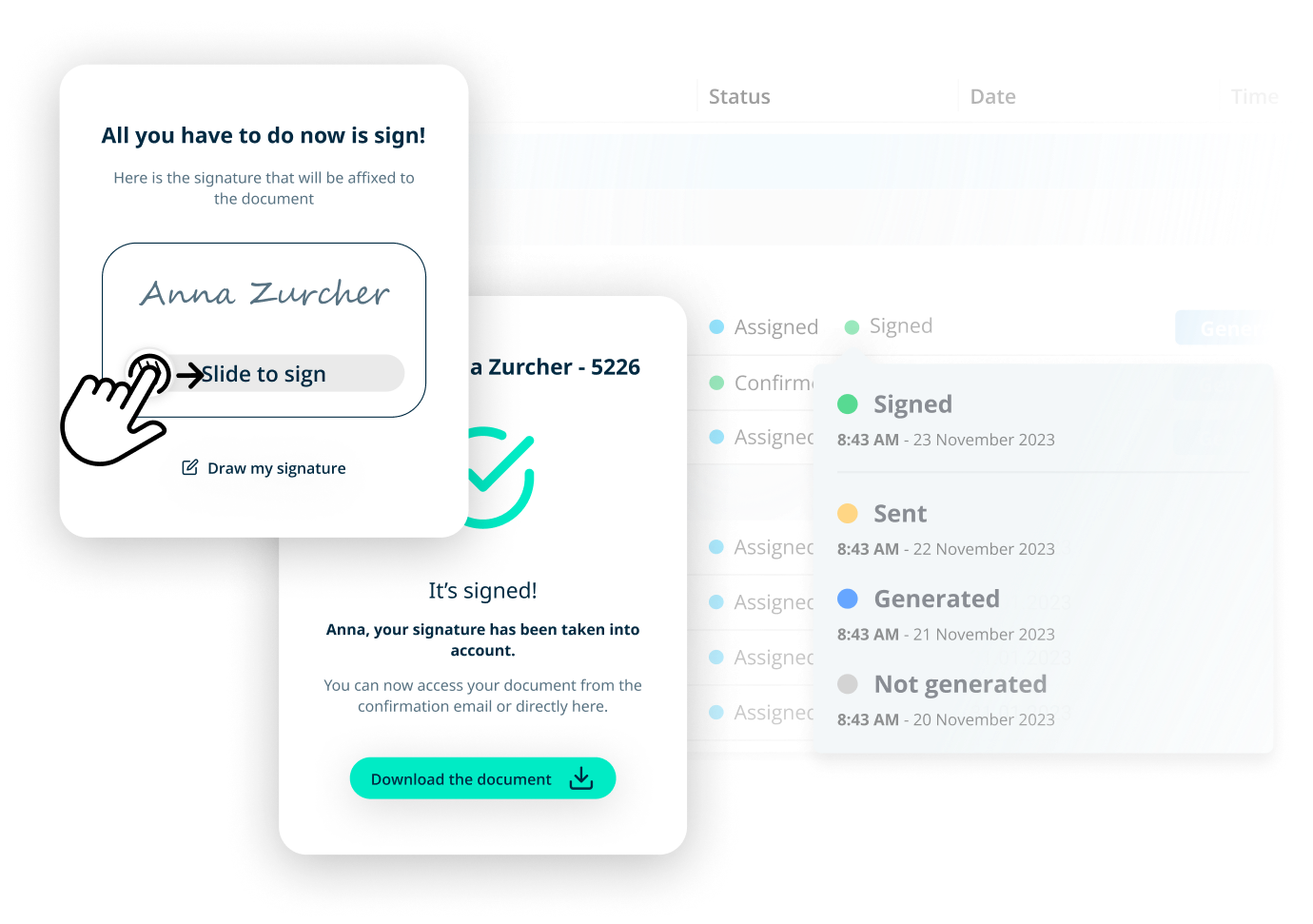 Overeenkomsten rechtsgeldig ondertekenen