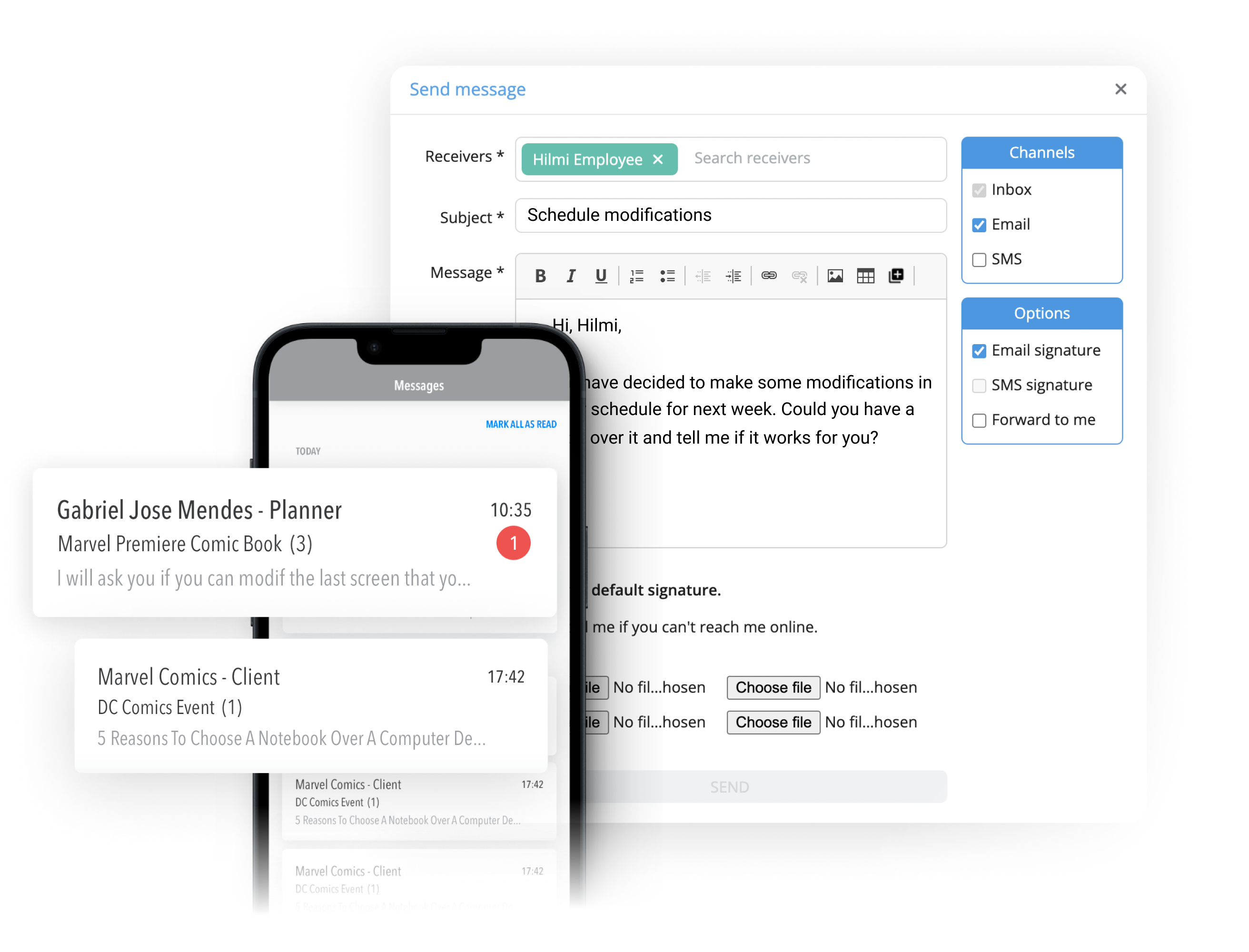 Stay in touch with your employees
