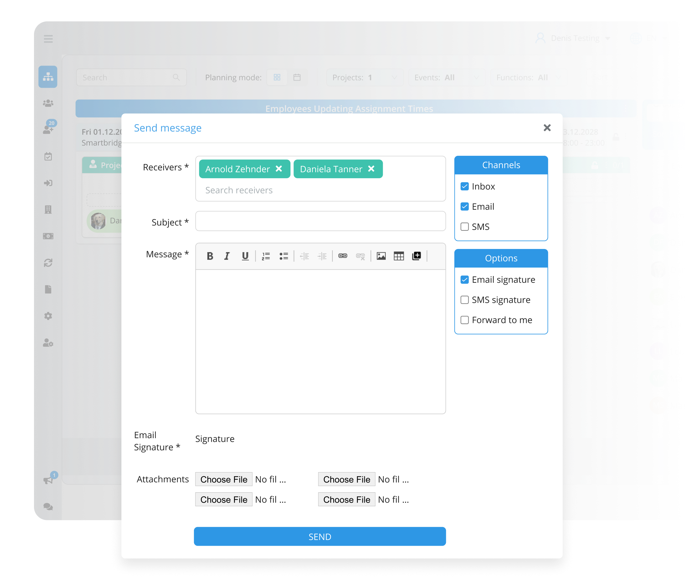 Communicate with your employees