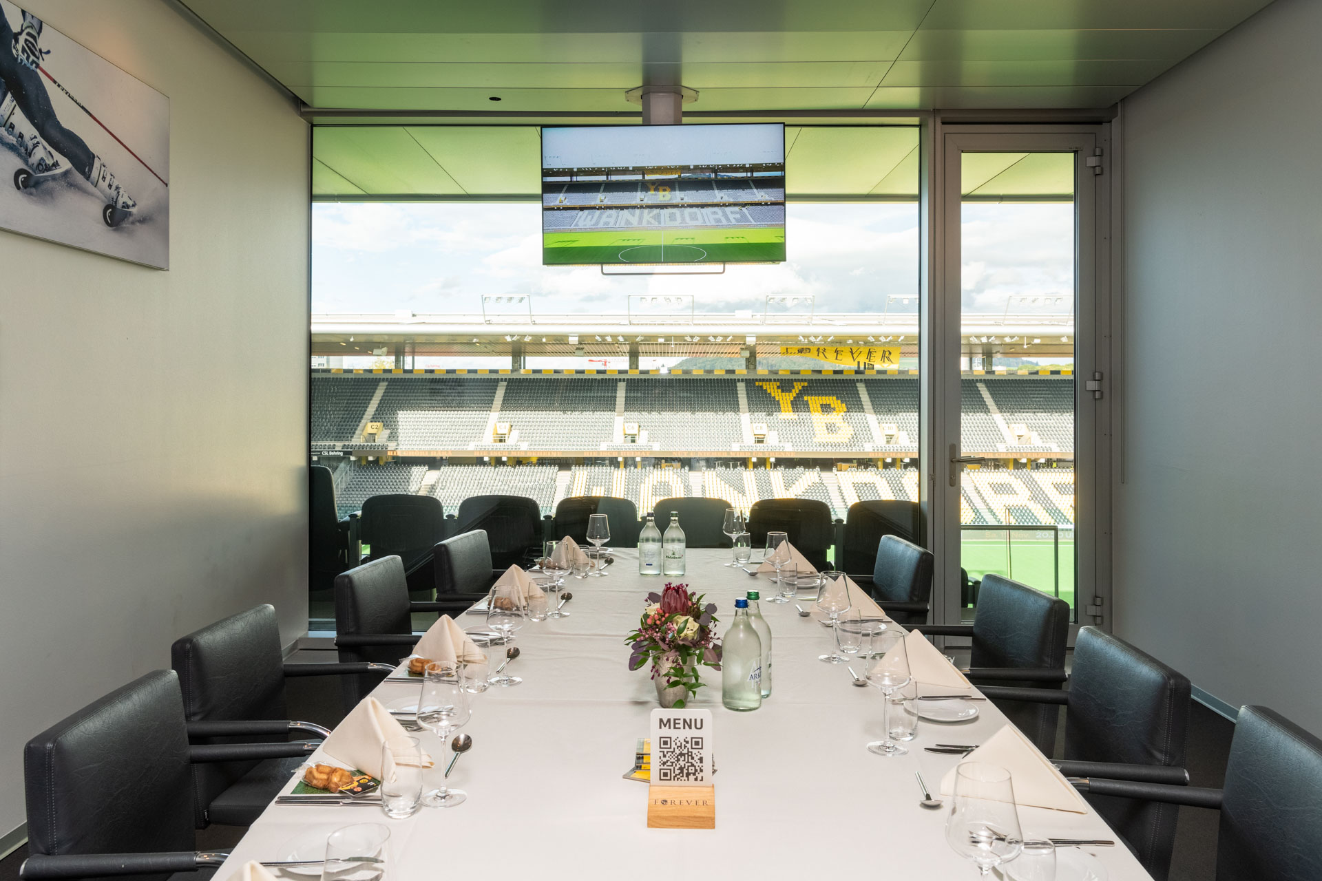 Loge im Stadion Wankdorf Bern