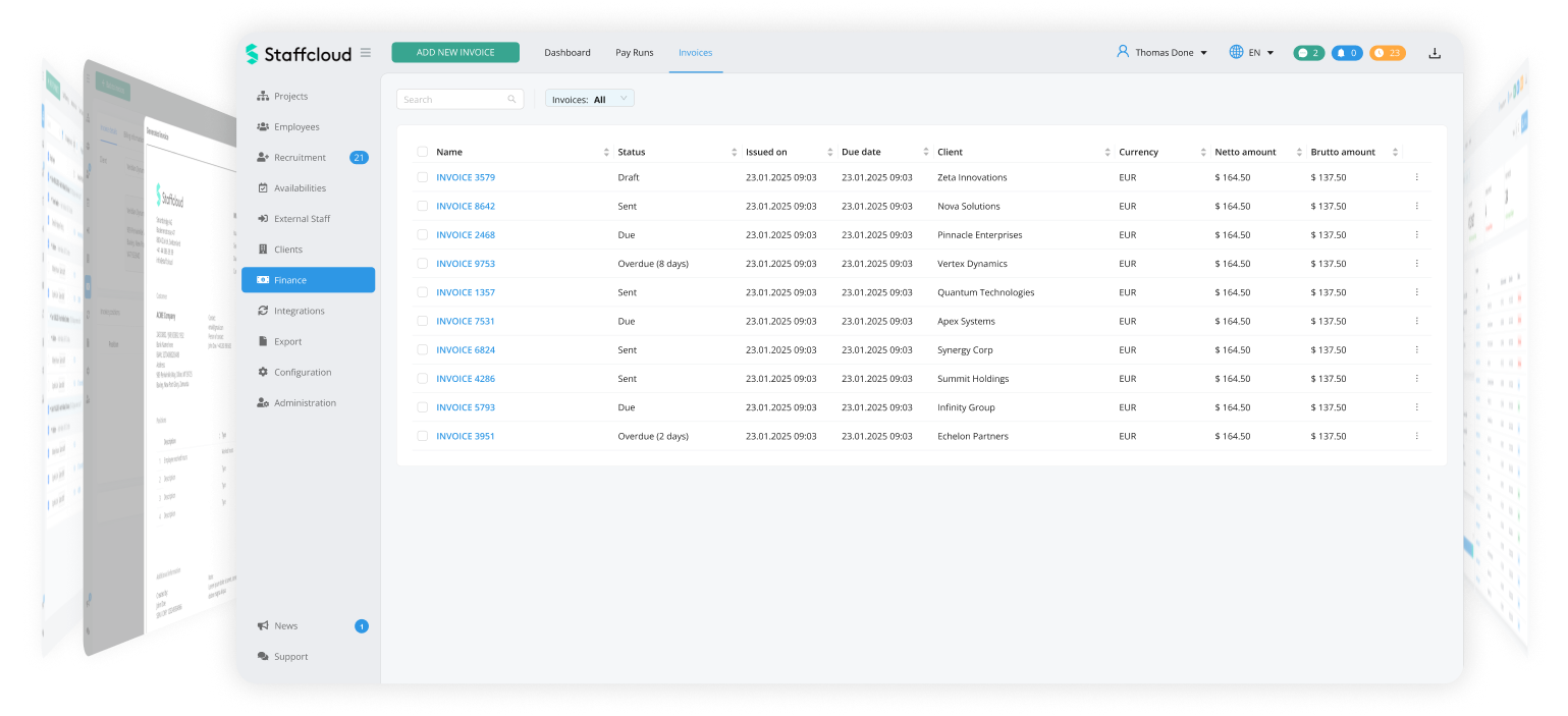 Payment overview